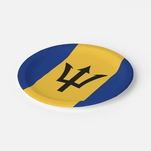 Bord van Barbados-vlagpapier (Gekanteld)