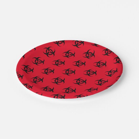 Bord van biogevaarlijk papier (Gekanteld)