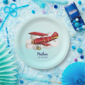 Bord van Birthday Paper, vliegend over (Feest)