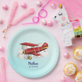 Bord van Birthday Paper, vliegend over (Feest)