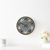 Bord van Black en Blue Talavera Ronde Klok (Huis)