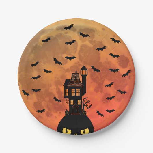 Bord van bloedmaanhuis (Voorkant)