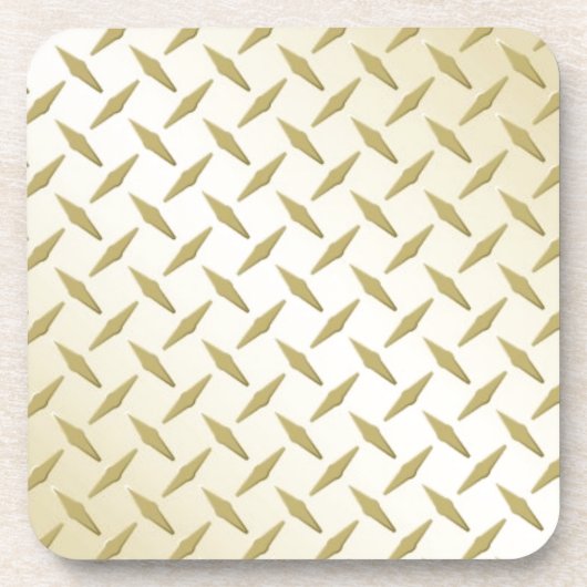 Bord van Bright Golden Diamond Bier Onderzetter (Voorkant)