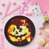 Bord van Cat en Pumpkin Halloween (Feest)