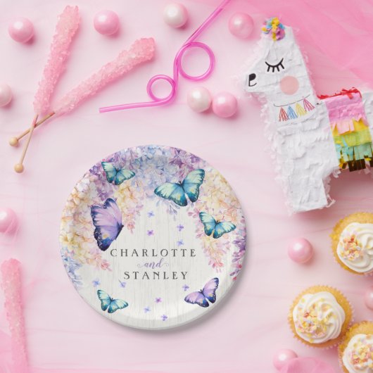 Bord van Collectie voor weddenschap met vlinders (Feest)