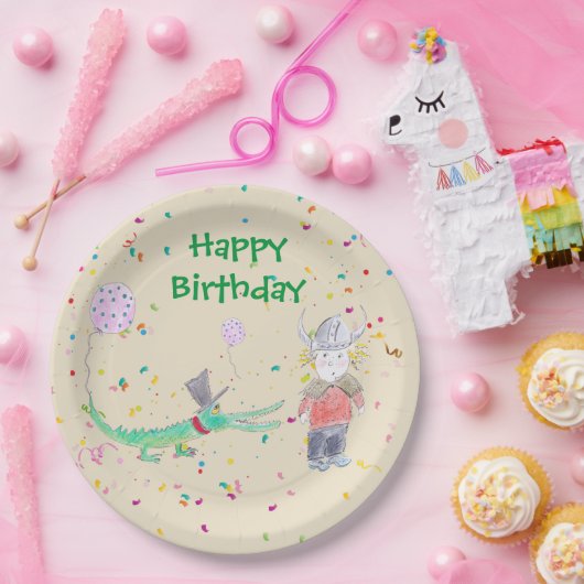 Bord van Confetti van krokodillengruid (Feest)