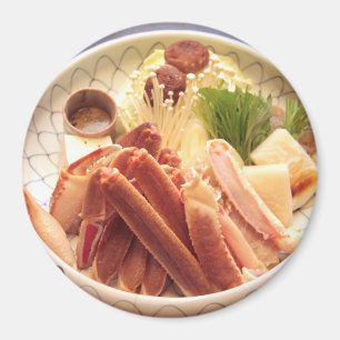 Bord van Crab Legs Food Magnet