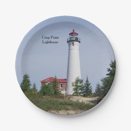 Bord van Crisp Point Lighthouse (Voorkant)