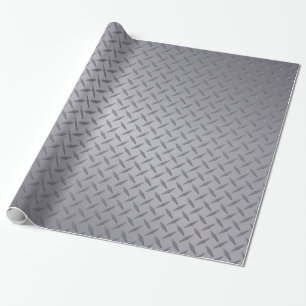 Bord van de Diamant van het staal het Grijze Cadeaupapier