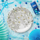 Bord van de franse nieuwe Lily Flowers Paper (Feest)