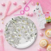 Bord van de franse nieuwe Lily Flowers Paper (Feest)