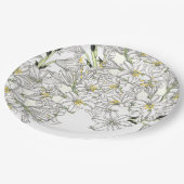 Bord van de franse nieuwe Lily Flowers Paper (Gekanteld)