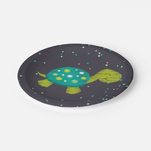 Bord van de Groene Chalkboardschildpad (Gekanteld)