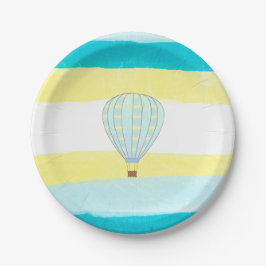 Bord van de hete luchtballon Baby shower