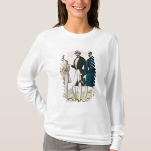 Bord van de mode waarin mannelijke kleding wordt a t-shirt