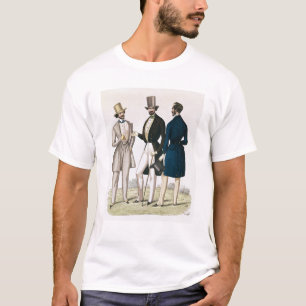 Bord van de mode waarin mannelijke kleding wordt a t-shirt