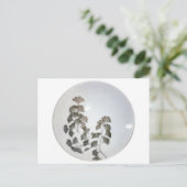 bord van de muur van kopenhagen briefkaart (Staand voorkant)