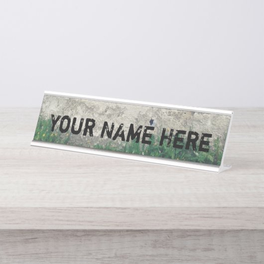 Bord van de  Naam Bureau Naambordje (Voorkant)