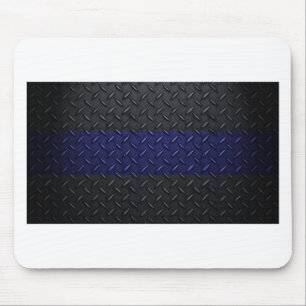 Bord van de politie Thin Blue Line Diamond Muismat