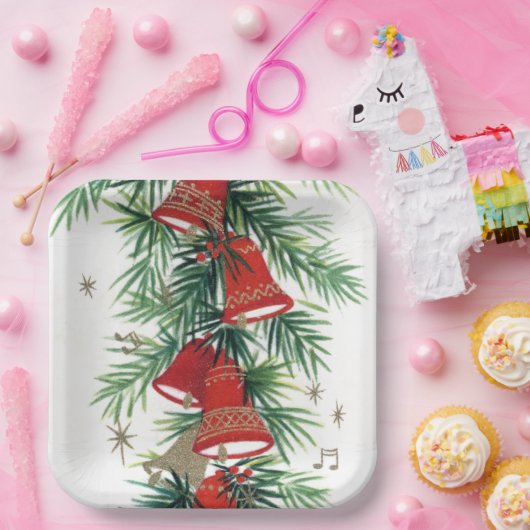 bord van de  retro-kerstgordel (Feest)