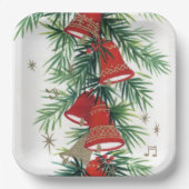 bord van de  retro-kerstgordel (Voorkant)