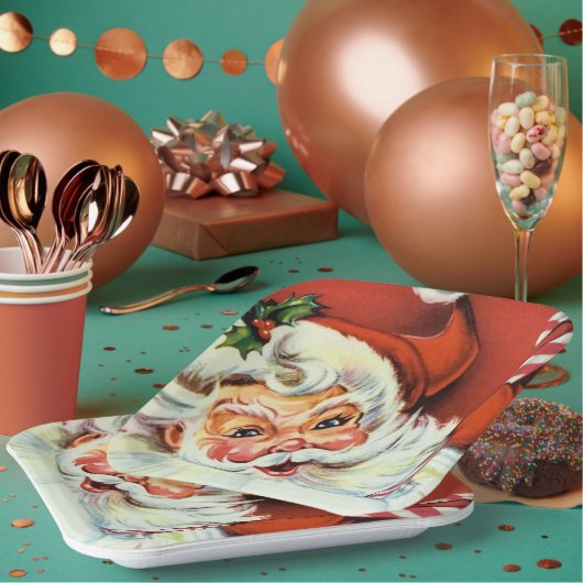 bord van de  Retro-kerstkerstman (Multi)