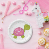 Bord van de roze schildpad Confetti Party (Feest)