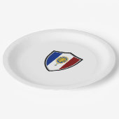 Bord van de vlag van het Franse schild (Gekanteld)