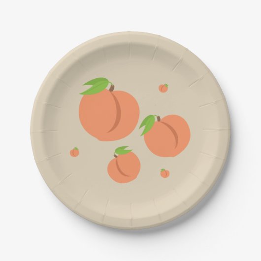 Bord van de Zuidelijke Peach Emoji - Summer Party (Voorkant)