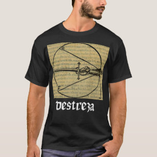 Bord van Destreza Carranza Rapier Historisch Europ T-shirt