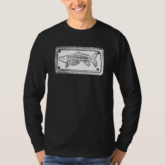 Bord van dode vis Gevist T-shirt (Voorkant)