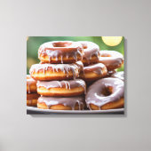 Bord van Donuts Canvas Afdruk (Voorkant)