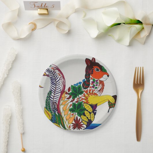 Bord van eekhoornpapier (Huwelijk)