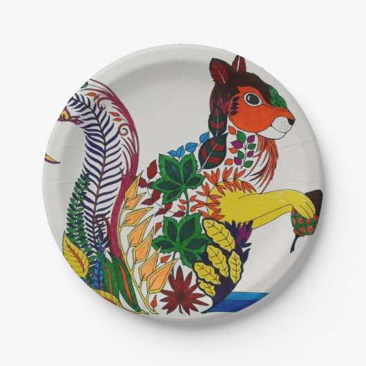 Bord van eekhoornpapier (Voorkant)