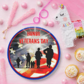 Bord van eerbetoverveteranen-dagbladen (Feest)