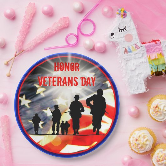 Bord van eerbetoverveteranen-dagbladen (Feest)