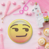 Bord van Emoji Paper Side Glance Smug (Feest)