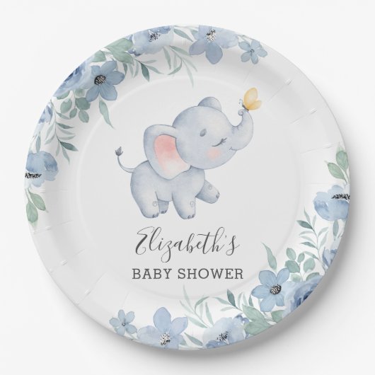 Bord van fijn Baby shower (Voorkant)