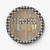 Bord van flannel en van fizz-papier - wit - hout (Voorkant)