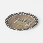 Bord van flannel en van fizz-papier - wit - hout (Gekanteld)