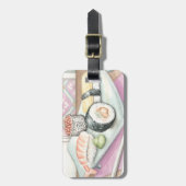 Bord van geassorteerde paddenstoel met stokjes bagagelabel (Voorkant verticaal)