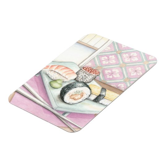 Bord van geassorteerde paddenstoel met stokjes magneet (Linkerzijde)