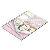 Bord van geassorteerde paddenstoel met stokjes notitieboek (Linkerzijde)