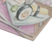 Bord van geassorteerde paddenstoel met stokjes snijplank (Hoek)