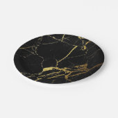 bord van gouden en zwarte marmer (Gekanteld)