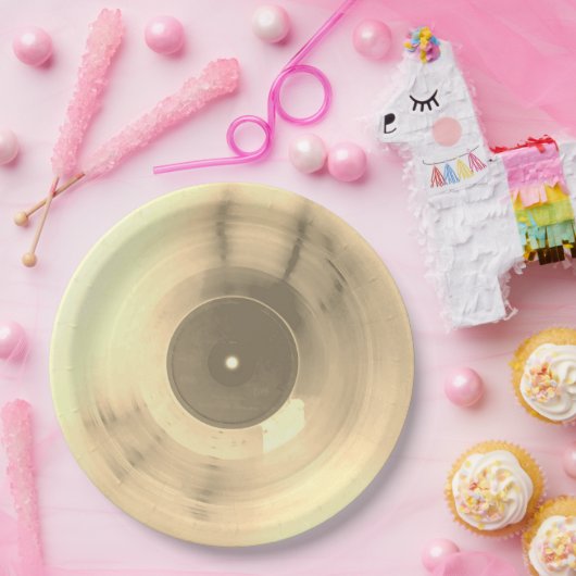 Bord van gouden plaat (Feest)