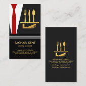 Bord van goudmakerij Butler's Tuxedo Suit Visitekaartje (Voorkant / Achterkant)