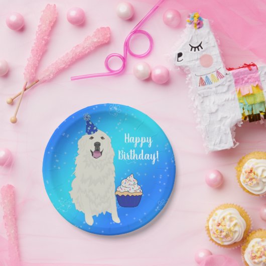 Bord van Great Pyrenees Birthday Paper (Feest)