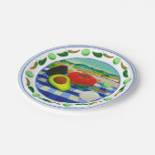 Bord van guacamole-papier (Gekanteld)