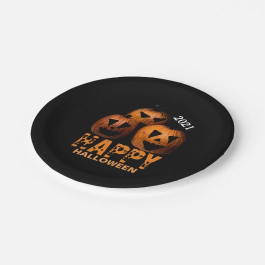 Bord van halloween Pumpkin-papier (Gekanteld)